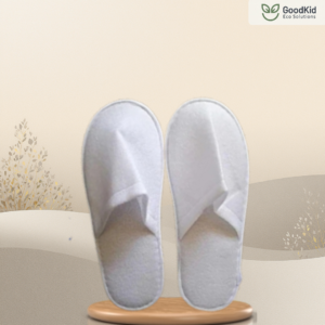 Soft terry slipper for hotels and hospitality guest rooms