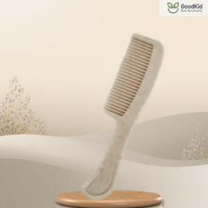 Eco friendly wheat straw comb for sustainable hair care
