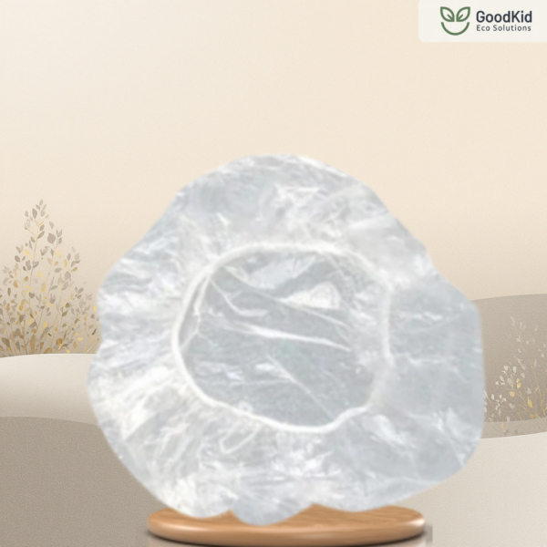 Eco friendly bamboo shower cap for hotels and sustainable bath care